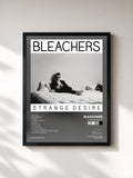 #noir Tableau de l'album Strange Desire de Bleachers, cadre noir, imprimé et encadré en France