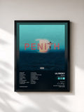#noir Tableau de l'album Penith (The DAVE Soundtrack) de Lil Dicky, cadre noir, imprimé et encadré en France