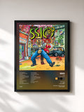 #noir Tableau de l'album 0,9 (Deluxe Version) de SSIO, cadre noir, imprimé et encadré en France