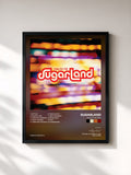 #noir Tableau de l'album Enjoy The Ride de Sugarland, cadre noir, imprimé et encadré en France