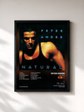 #noir Tableau de l'album Natural de Peter Andre, cadre noir, imprimé et encadré en France