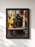 #noir Tableau de l'album Kut Da Fan On 2 de Hotboii, cadre noir, imprimé et encadré en France