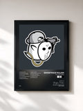 #noir Tableau de l'album The Lost Tapes de Ghostface Killah, cadre noir, imprimé et encadré en France