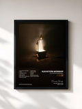 #noir Tableau de l'album Old Church Basement de Elevation Worship, cadre noir, imprimé et encadré en France