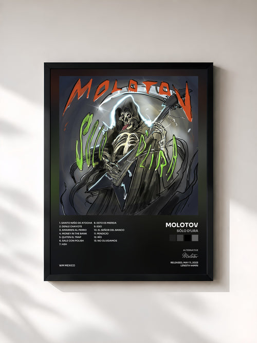 Molotov · Sólo D’Lira — Affiche encadrée