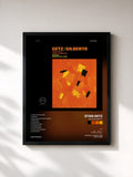 #noir Tableau de l'album Getz/Gilberto de Stan Getz, cadre noir, imprimé et encadré en France