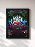 #noir Tableau de l'album Mass Manipulation de Rezz, cadre noir, imprimé et encadré en France