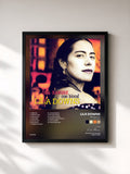 #noir Tableau de l'album One Blood (Una Sangre) de Lila Downs, cadre noir, imprimé et encadré en France