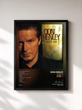 #noir Tableau de l'album Inside Job de Don Henley, cadre noir, imprimé et encadré en France