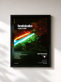 #noir Tableau de l'album Make a Wish de Beatsteaks, cadre noir, imprimé et encadré en France