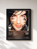 #noir Tableau de l'album Karma de Tarkan, cadre noir, imprimé et encadré en France
