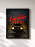 #noir Tableau de l'album Stay with Me de Liquido, cadre noir, imprimé et encadré en France