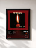 #noir Tableau de l'album Frohes Fest de Unheilig, cadre noir, imprimé et encadré en France