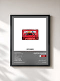 #noir Tableau de l'album For Me + You de Austin Mahone, cadre noir, imprimé et encadré en France