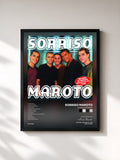#noir Tableau de l'album Sorriso Maroto de Sorriso Maroto, cadre noir, imprimé et encadré en France