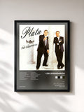 #noir Tableau de l'album Plata de Los Legendarios, cadre noir, imprimé et encadré en France