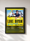 #noir Tableau de l'album Spring Break...Here To Party de Luke Bryan, cadre noir, imprimé et encadré en France