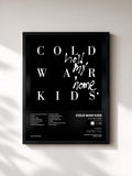 #noir Tableau de l'album Hold My Home (Deluxe Edition) de Cold War Kids, cadre noir, imprimé et encadré en France