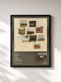 #noir Tableau de l'album No Place Like Home de Vacations, cadre noir, imprimé et encadré en France