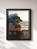 #noir Tableau de l'album LOOK! I'm Alive de Quinn XCII, cadre noir, imprimé et encadré en France