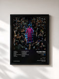 #noir Tableau de l'album Alone In A Crowd de Oliver Tree, cadre noir, imprimé et encadré en France