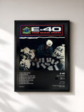 #noir Tableau de l'album The Mail Man (Original Master Peace) de E-40, cadre noir, imprimé et encadré en France