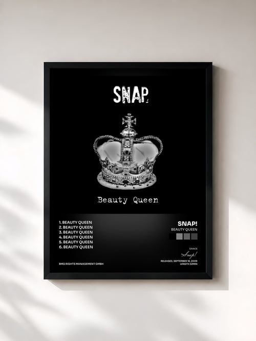 Snap! · Beauty Queen — Affiche encadrée