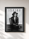 #noir Tableau de l'album Isaiah de Isaiah Firebrace, cadre noir, imprimé et encadré en France