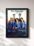 #noir Tableau de l'album Los Legendarios y Punto de Los Legendarios, cadre noir, imprimé et encadré en France