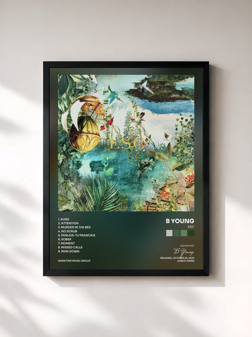 B Young · ESC — Affiche encadrée