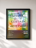 #noir Tableau de l'album A Bath Full of Ecstasy de Hot Chip, cadre noir, imprimé et encadré en France