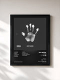#noir Tableau de l'album 90059 de Jay Rock, cadre noir, imprimé et encadré en France