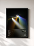 #noir Tableau de l'album A Light That Waits de The Fray, cadre noir, imprimé et encadré en France