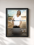 #noir Tableau de l'album Barefoot Blue Jean Night de Jake Owen, cadre noir, imprimé et encadré en France