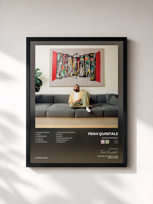 Frah Quintale · Amor Proprio — Affiche encadrée