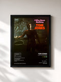 #noir Tableau de l'album I Who Have Nothing de Tom Jones, cadre noir, imprimé et encadré en France