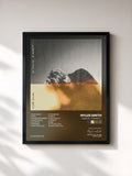 #noir Tableau de l'album A Minute, A Moment... de Myles Smith, cadre noir, imprimé et encadré en France
