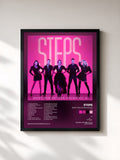 #noir Tableau de l'album What the Future Holds (Pt. 2) de Steps, cadre noir, imprimé et encadré en France
