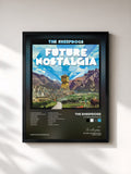 #noir Tableau de l'album Future Nostalgia de The Sheepdogs, cadre noir, imprimé et encadré en France