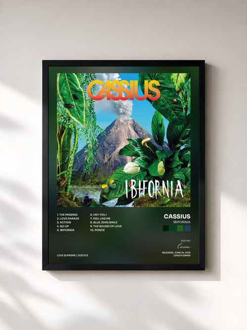 Cassius · Ibifornia — Affiche encadrée