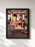 #noir Tableau de l'album A Bad Girl In Harlem de New Politics, cadre noir, imprimé et encadré en France