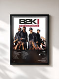 #noir Tableau de l'album Pandemonium! de B2K, cadre noir, imprimé et encadré en France