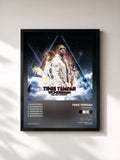 #noir Wonderman (feat. Ellie Goulding) von Tinie Tempah als gerahmter Kunstdruck, schwarzer Rahmen, gedruckt und gerahmt in Frankreich