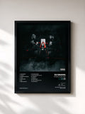 #noir Tableau de l'album I'M REALLY LIKE THAT de Dj Drama, cadre noir, imprimé et encadré en France