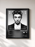 #noir Unfinished Business by Nathan Sykes as a framed art print, black frame, printed and framed in France