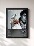 #noir Tableau de l'album Multiply Additions de Jamie Lidell, cadre noir, imprimé et encadré en France