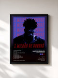 #noir Tableau de l'album 1 Milhão de Sonho$ de Luccas Carlos, cadre noir, imprimé et encadré en France