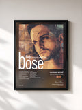 #noir Tableau de l'album Bajo El Signo De Caín de Miguel Bosé, cadre noir, imprimé et encadré en France
