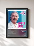 #noir Tableau de l'album Ich find' Schlager toll de James Last, cadre noir, imprimé et encadré en France