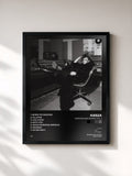 #noir Tableau de l'album Dancing and Crying: Vol. 3 de Kiesza, cadre noir, imprimé et encadré en France